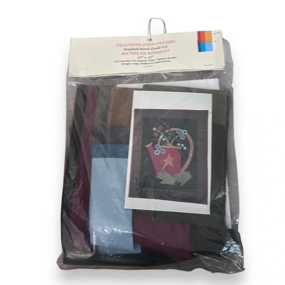 PICKERING FARM DESIGNS Washed Wool Quilt Kit